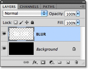 The type has been rasterized in Photoshop. Image &copy; 2011 Photoshop Essentials.com.