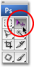 The Move Tool in Photoshop. Image &copy; 2009 Photoshop Essentials.com
