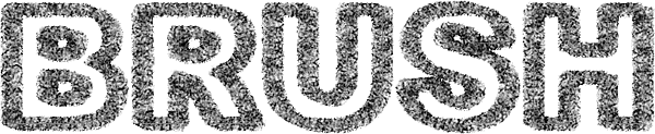 Stroking text with a brush in Photoshop. Image &copy; 2011 Photoshop Essentials.com