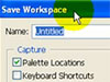 Saving and Loading Workspaces