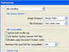 Setting Preferences - File Handling