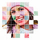Color Grid Photo Display Effect Tutorial