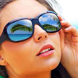 mirror effect sunglasses