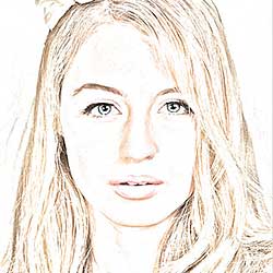 Portrait Photo To Color Sketch Photoshop Tutorial