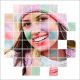 Color Grid Photo Display Effect With Photoshop