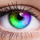 Photoshop Rainbow Colored Eyes Effect