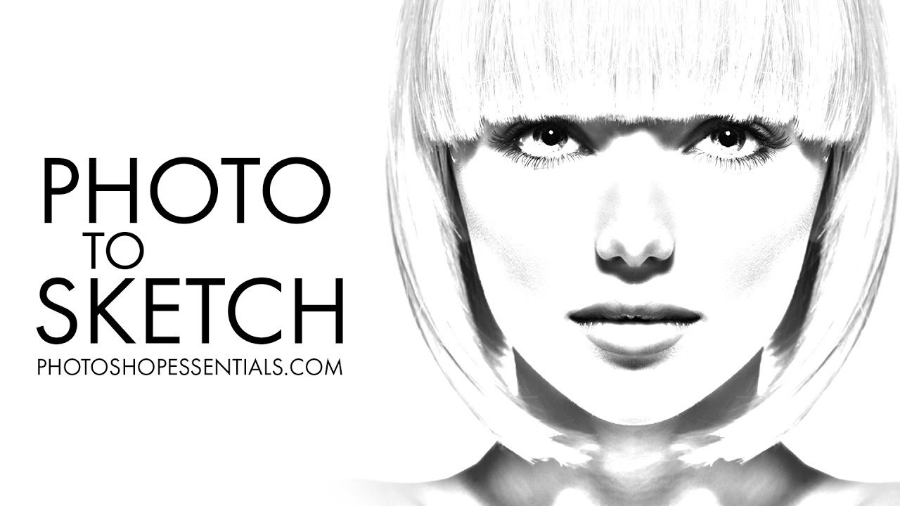 Download Photo To Pencil Sketch Effect In Photoshop CC Tutorial