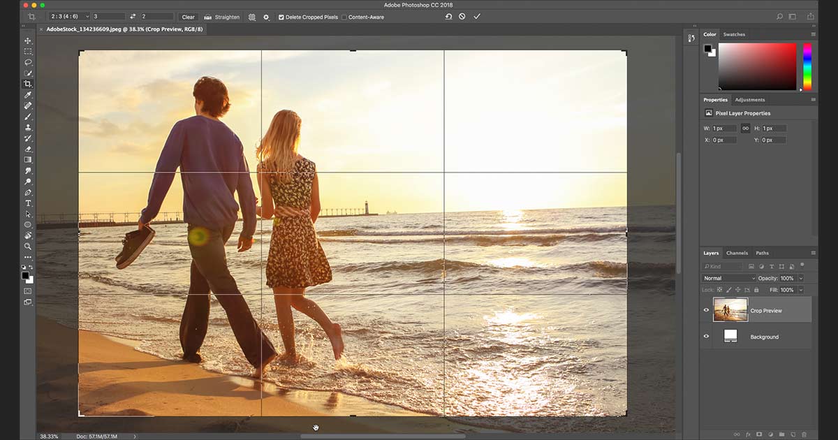 Photoshop Crop Tool Tips and Tricks