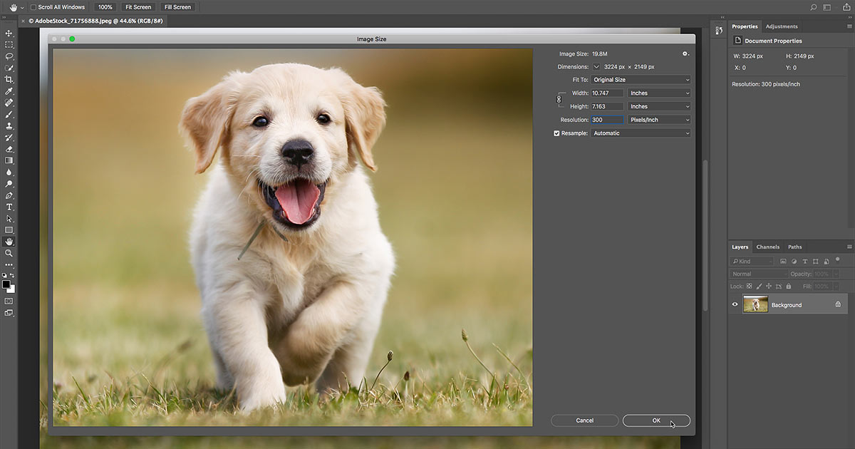 How To Resize Images For Print With Photoshop