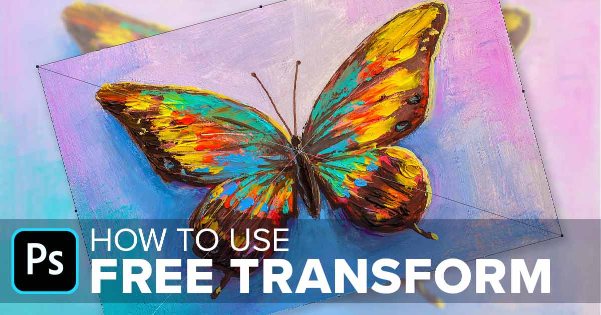 How to use Free Transform in Photoshop