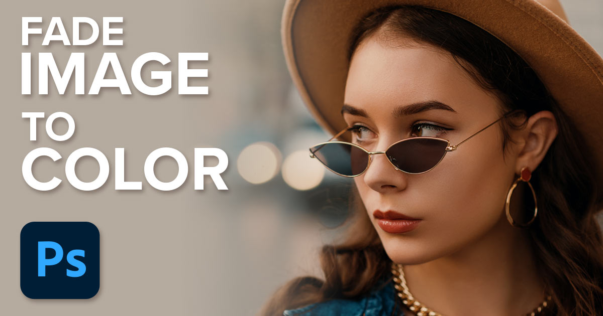 Fade an Image to Any Color Background with Photoshop