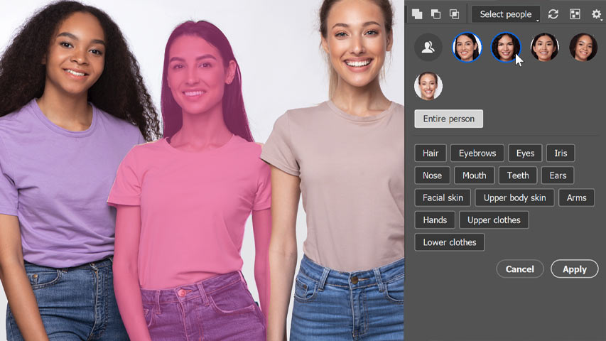 How to select and mask people with AI in Photoshop 2025